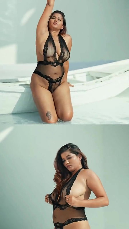 Beautiful Model Showing Her Moves