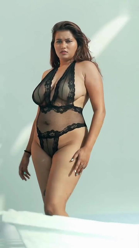 Beautiful Model Showing Her Moves