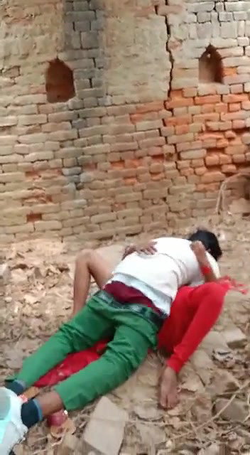 Dehati lovers caught fucking on cam by a voyeur