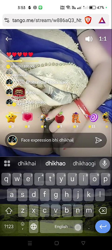 Ashi bhabi pussy tango 121 video