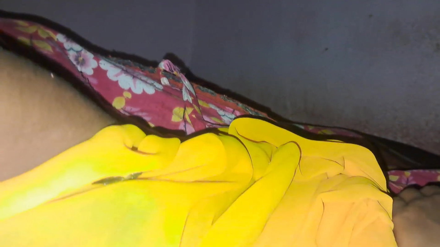 Sleeping wife boobs pressing and record by hubby