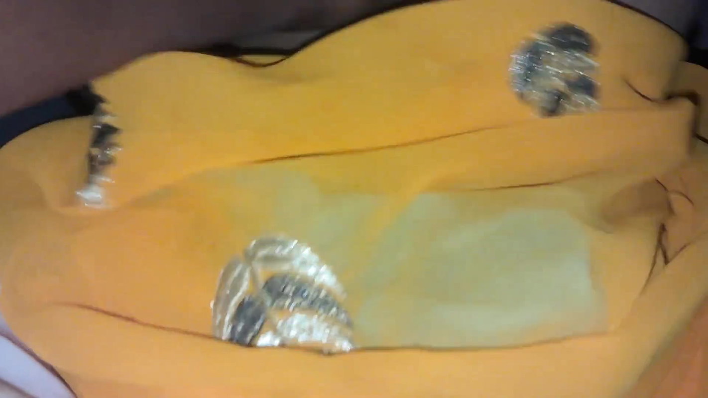 Sleeping wife boobs pressing and record by hubby