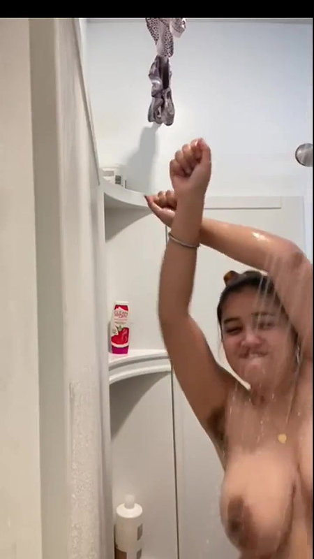 Cute Punjabi Girl Showing Big Boobs and Hairy Pussy In Bathroom