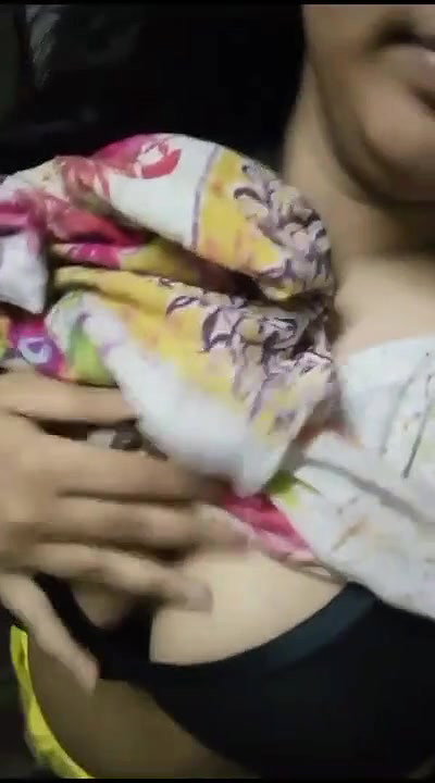 Horny Bengali Girl Pressing Her Boobs Fingering