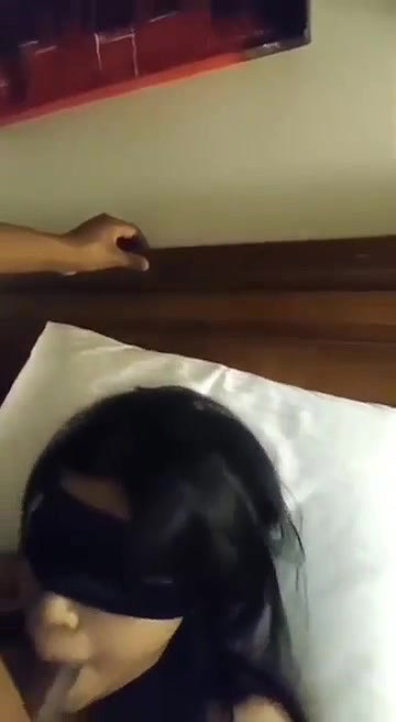 blindfolded girl bj