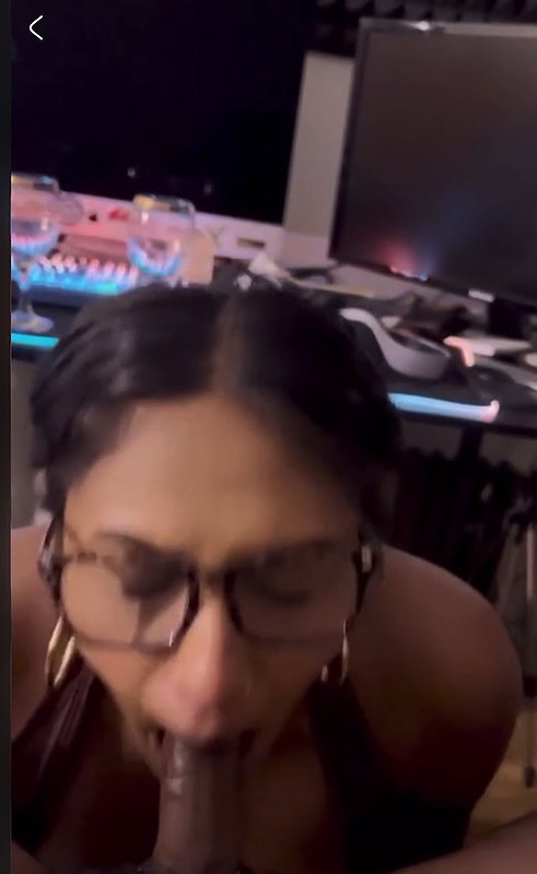 Sexy Indian MILF with Glasses Hardcore Handjob and Sucking