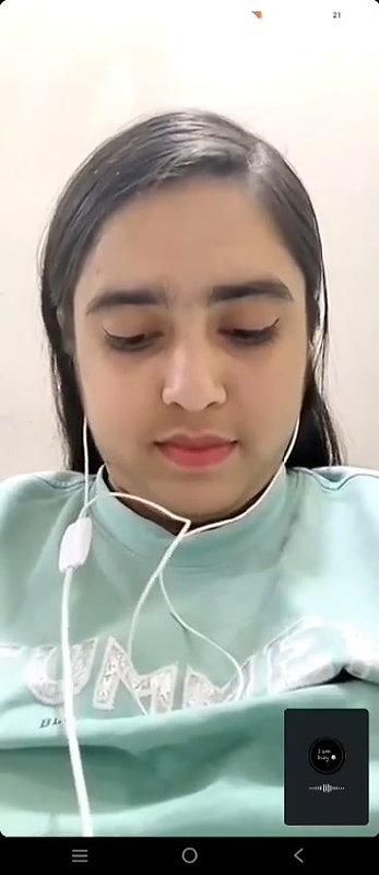 cute girlfriend video call to lover shows big boobs