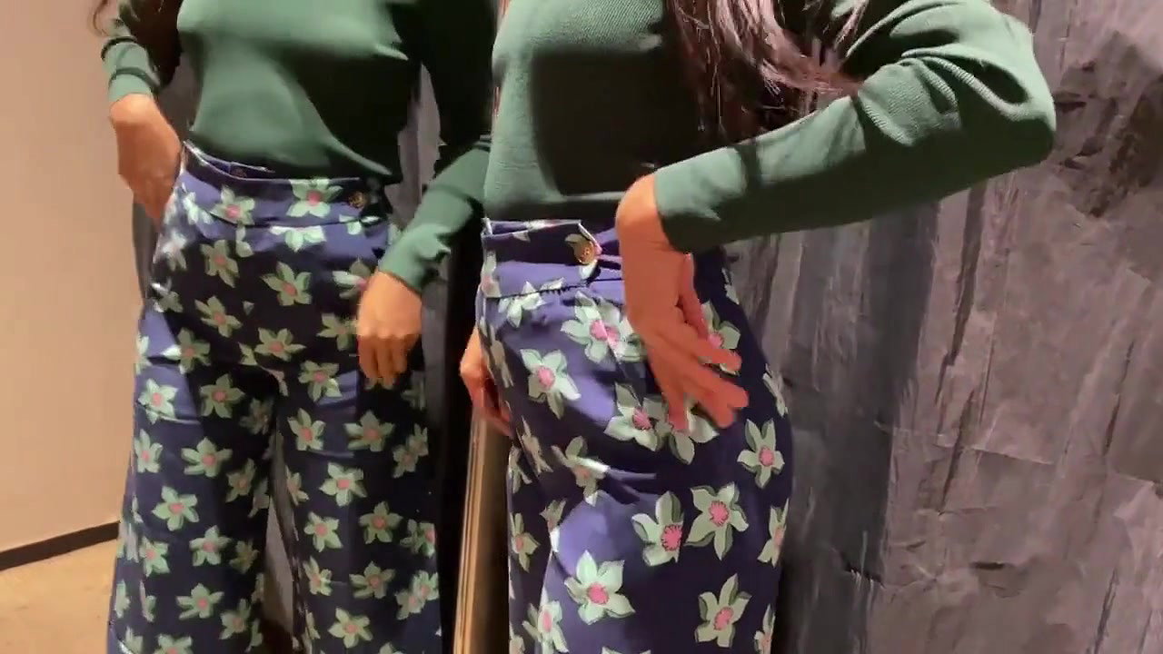 Blowjob In The Fitting Room   Almost Caught By Staff  R
