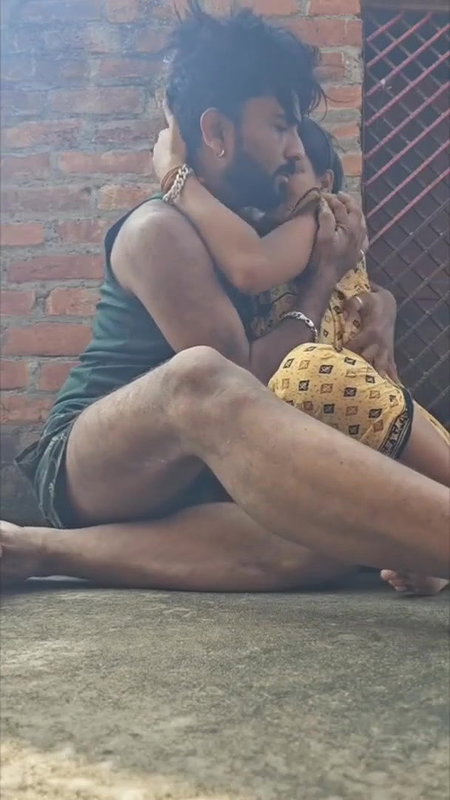 Village Couple Enjoying