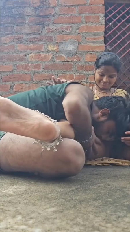 Village Couple Enjoying