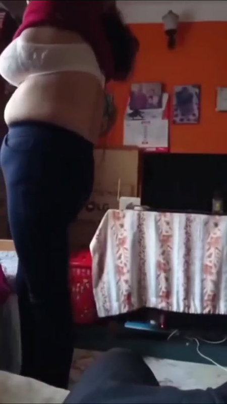 Big Boobs Sexy Mom Changing Clothes In Front Of Her Son