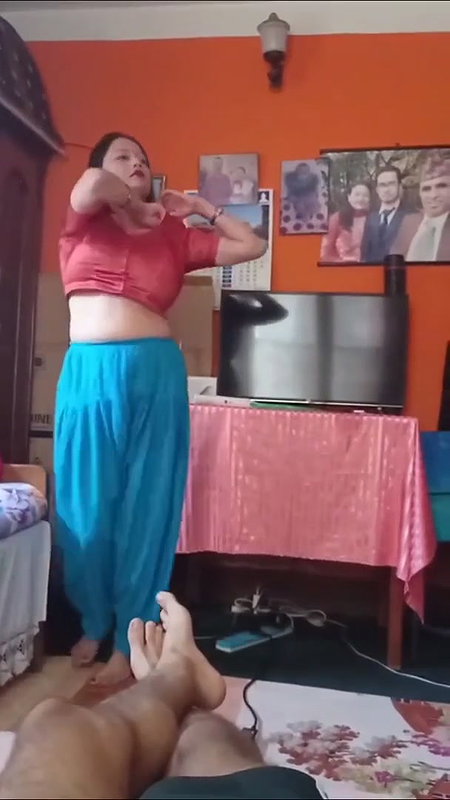 Big Boobs Sexy Mom Changing Clothes In Front Of Her Son