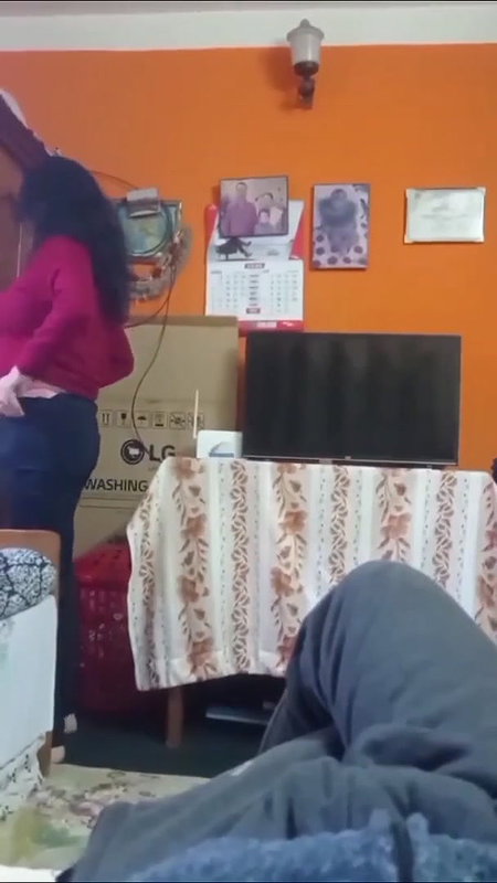 Big Boobs Sexy Mom Changing Clothes In Front Of Her boyfriend