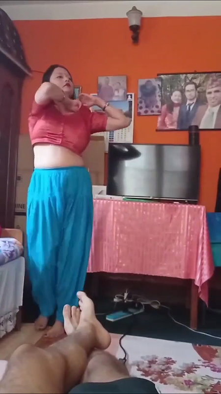 Big Boobs Sexy Mom Changing Clothes In Front Of Her husband