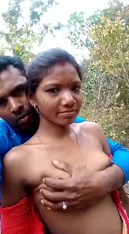 Married Tamil Couple Outdoor Having Fun