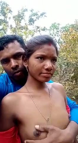 Married Tamil Couple Outdoor Having Fun