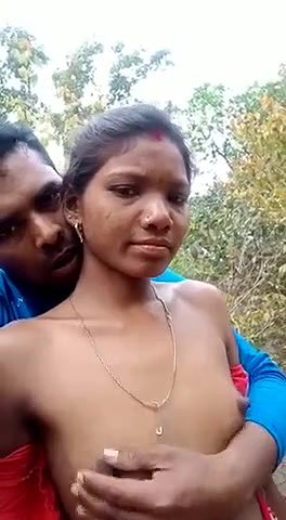 Married Tamil Couple Outdoor Having Fun
