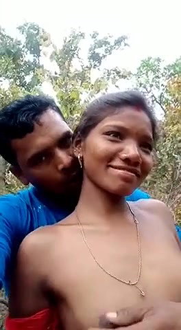 Married Tamil Couple Outdoor Having Fun