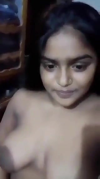 Busty Girl Showing For Boyfriend