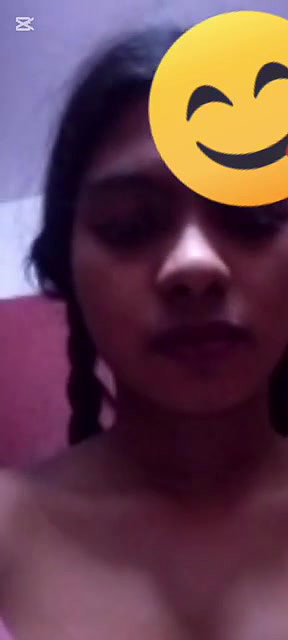 Beautiful Girl Showing her dark nipple On Video Call