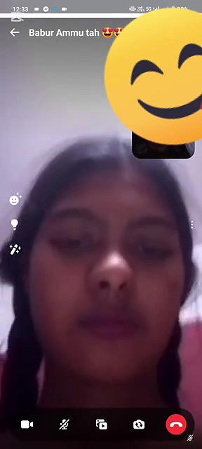 Beautiful Girl Showing her dark nipple On Video Call