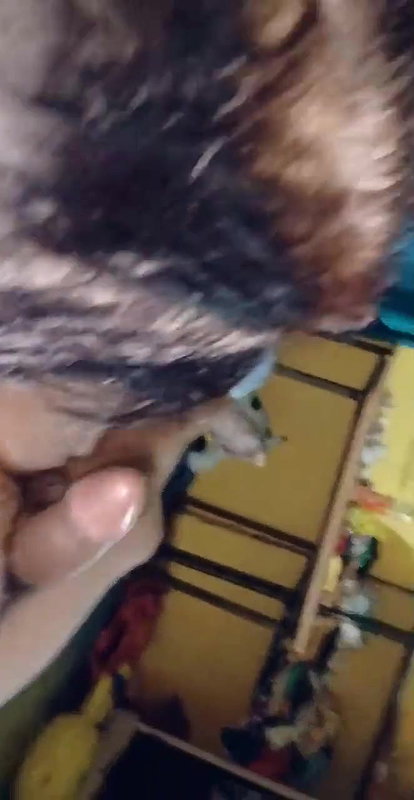 reverse sex ride of horny wife after blowjob to hubby