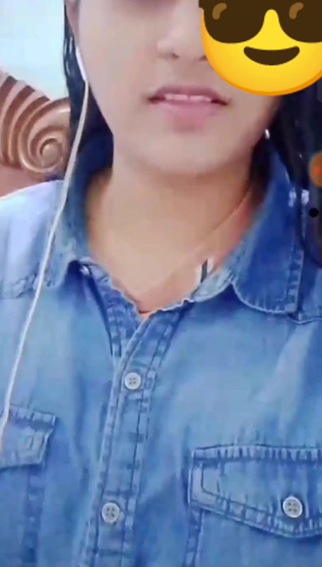 Bengali college girl shows big boobs on video call