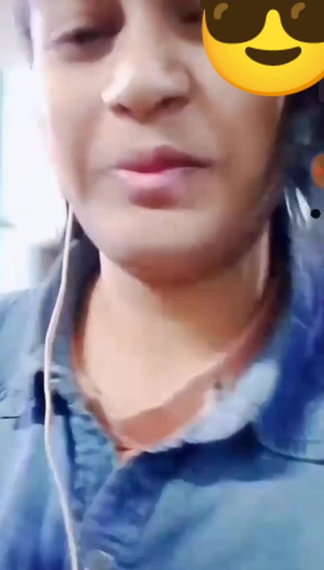 Bengali college girl shows big boobs on video call