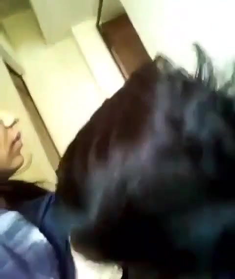 guy pressing boobs and kissing