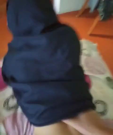 Zuhra in paranja hijab cheating with high heels