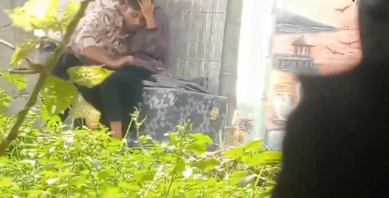 Hijabi Girl With Lover Outdoor