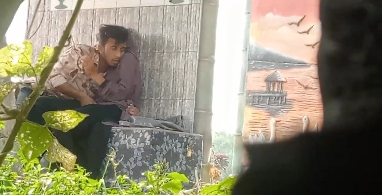 Hijabi Girl With Lover Outdoor