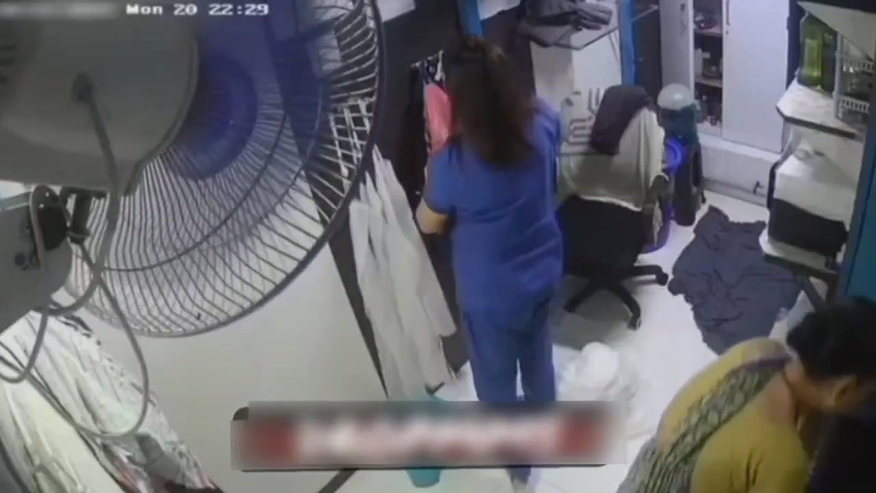 Nurse Changing Clothes Leaked CCTV Cam Video