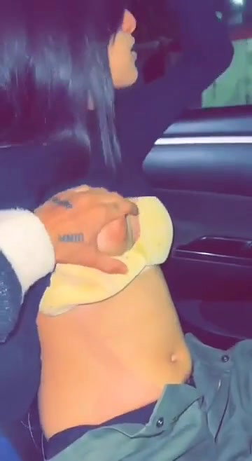 Gf boobs groped in car