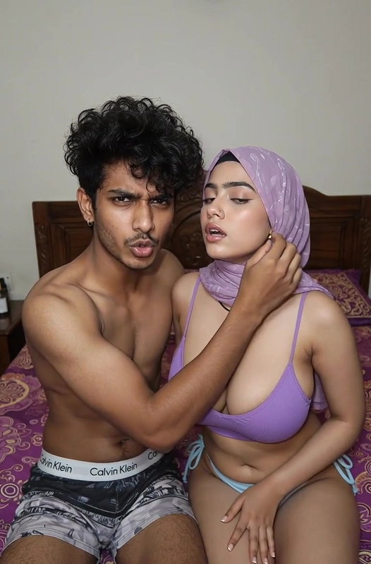 Desi hot lover hot couple in hotel room in oyo room