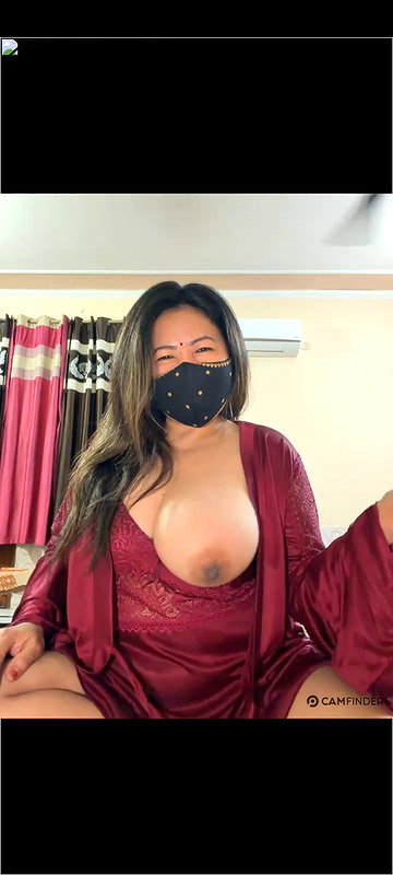 88pink 2 one boobs open in wine nighty nepali randi bhabhi