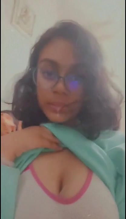 Girl Spitting On Her Boobs Licking Spanking Her Ass
