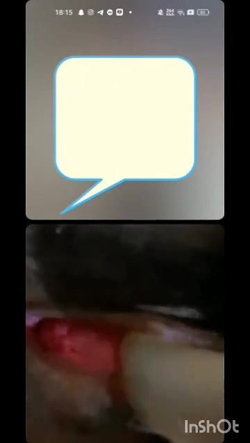 GF showing pink pussy on video call