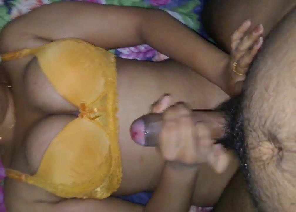 Wife jerking husband cock