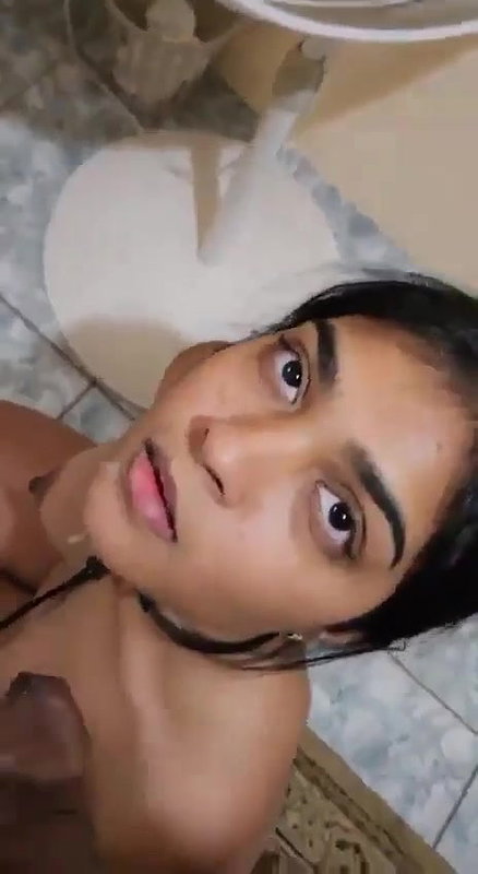Slut gf bitch tied up sucking cock