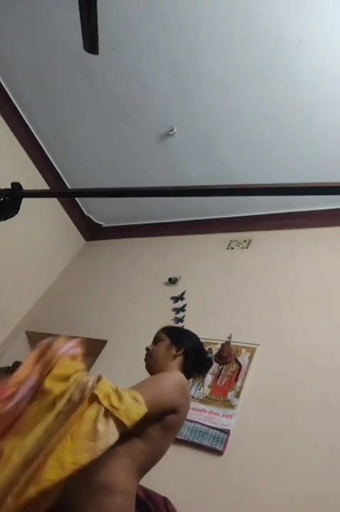 Husband Recording Her Sexy Wife While Changing Clothes
