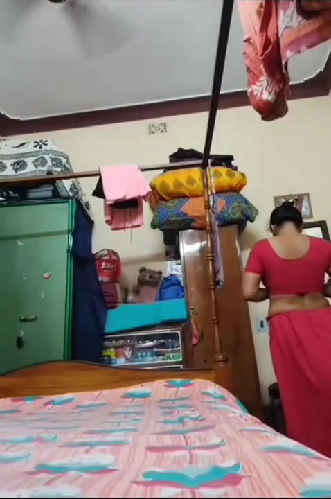 Husband Recording Her Sexy Wife While Changing Clothes