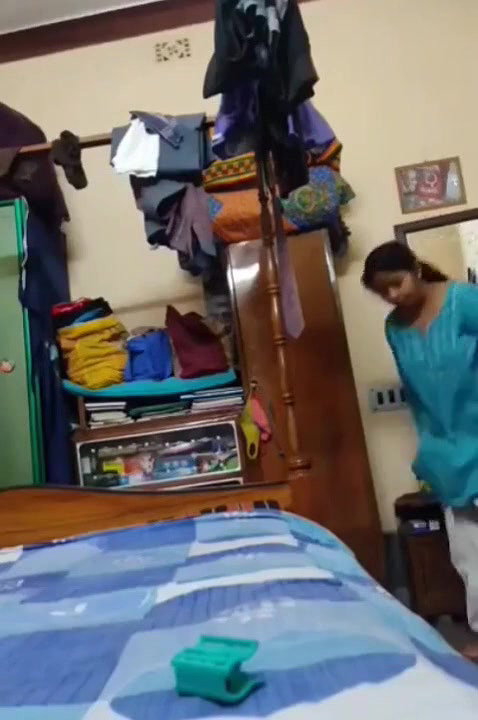 Husband Recording Her Sexy Wife While Changing Clothes