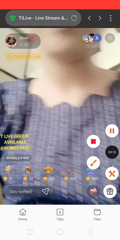 T LIVE APP VIDEO