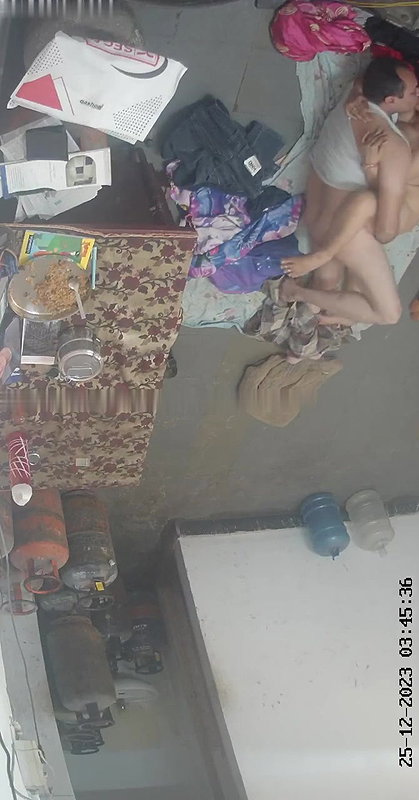 CCTV desi couple sex at home in hardcore raw video