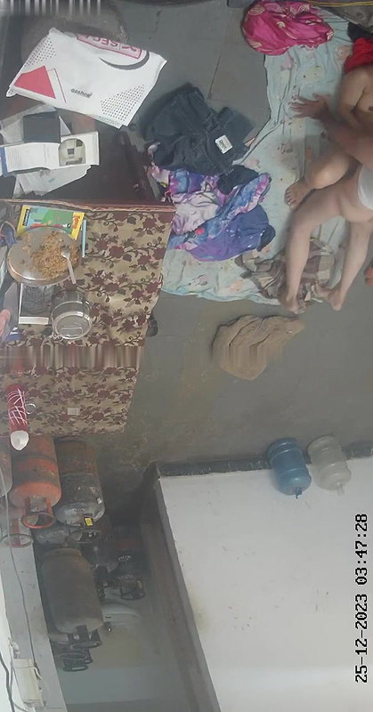 CCTV desi couple sex at home in hardcore raw video