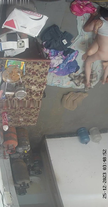 CCTV desi couple sex at home in hardcore raw video