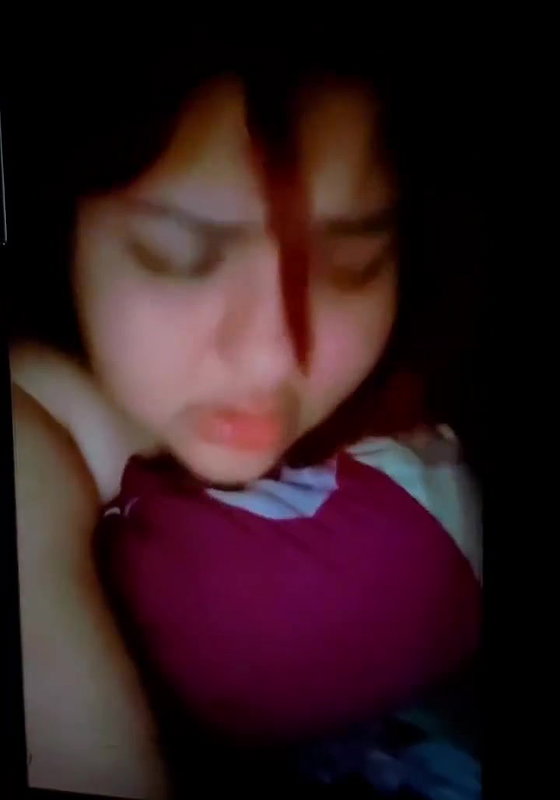 big boobs chubby MILF viral nude show for her lover