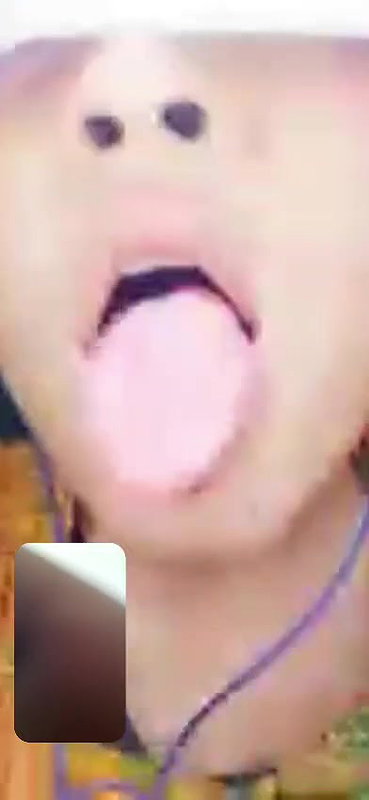wet pussy GF masturbating during video call sex