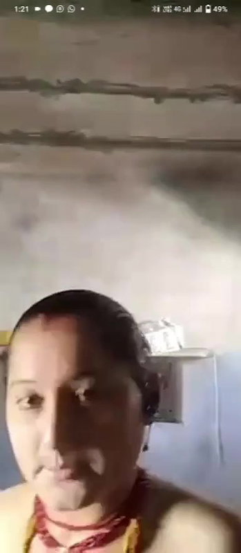 mature village wife hot show before nude bath